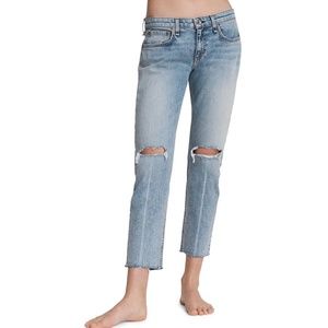 Rag & Bone Dre Low Rise Slim Boyfriend Jeans NWOT Size 28
